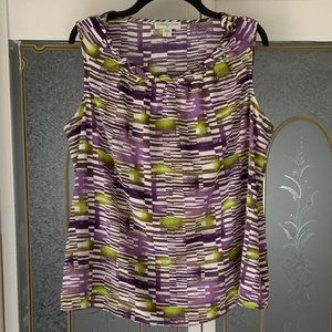 Coldwater Creek Sleeveless Blouse Size 1X
